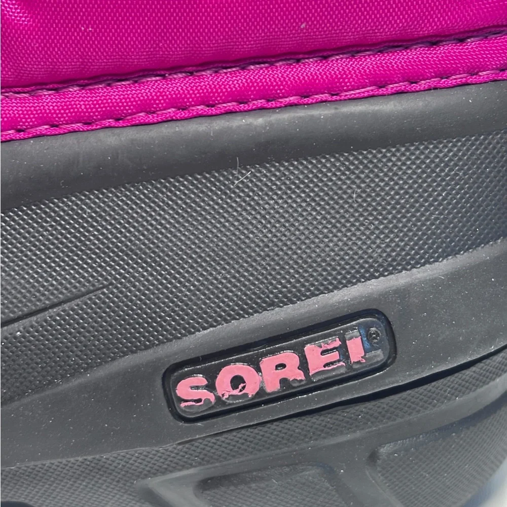 Sorel Flurry Youth Kid’s Pink Winter Snow Outdoor Waterproof Boots Size 5